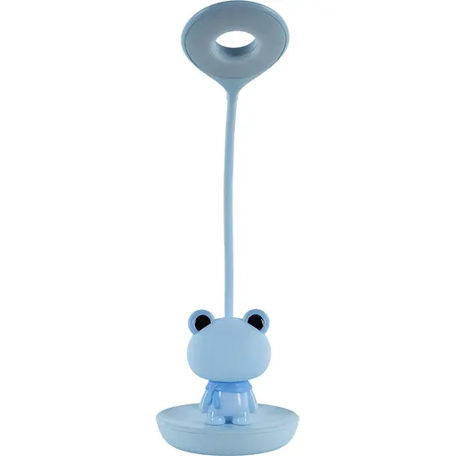 Настольная лампа Kite Froggy LED с аккумулятором голубая (K24-492-3-3) - фото 1
