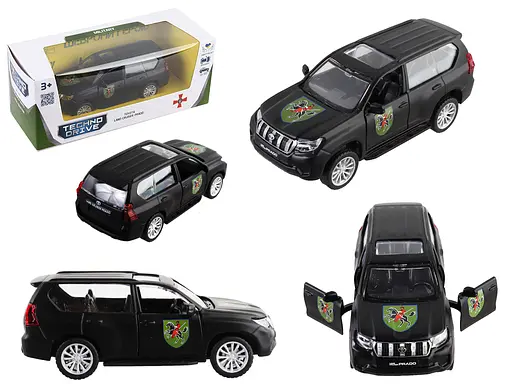 Автомодель серии Шевроны Героев TOYOTA LAND CRUISER PRADO, 110 ОМБр