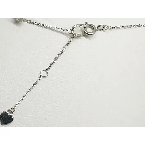 Срібне кольє Qvaliz Фламінго. 90801128 45 - фото 3