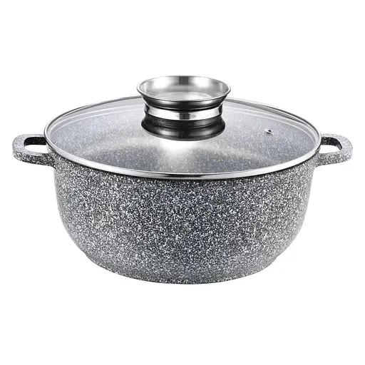 Кастрюля Gusto GT-2604-22 покрытие Ceramic Snow 22 x 10 cм 3.2 л (146311)