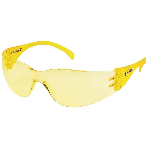 Окуляри захисні Wurth Standart AS/NZS1337-PC жовті (0899103122) - фото 1