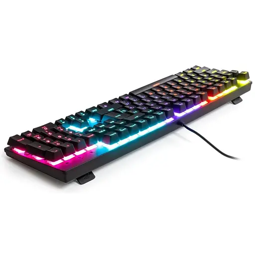 Клавіатура Vinga KBGM-100 LED Blue Switch USB Black (KBGM-100 Black) - фото 5