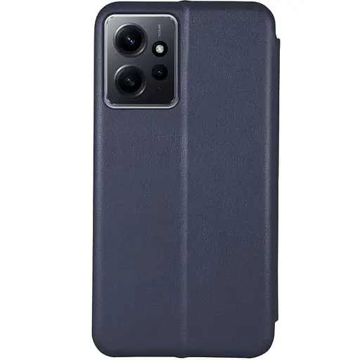 Шкіряний чохол-книжка Epik Classy для Xiaomi Redmi Note 12 4G Темно-синій - фото 2