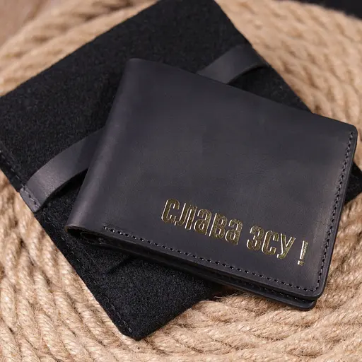 Чоловічий шкіряний гаманець Grande Pelle 11.5х9х1 см acs0024004 - фото 8