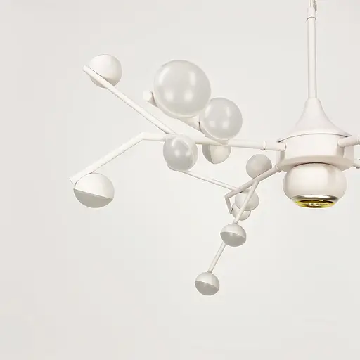 Люстра-молекула в белом на 30 светодиодов | Ст. SP 06/30 WT | Line F - фото 2