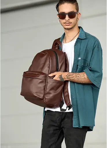 Чоловічий рюкзак Sambag ZARD LST шоколадний 46 х 28 х 13 см (25018020m) - фото 4