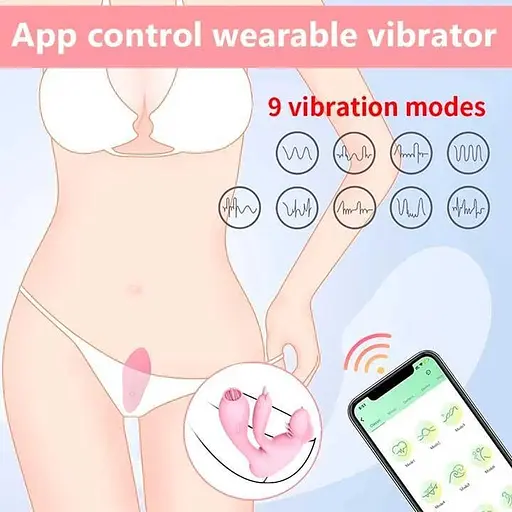 Смарт-вибратор для женщин Love Spouse с подогревом для точки G из силикона 110 мм розовый - фото 9