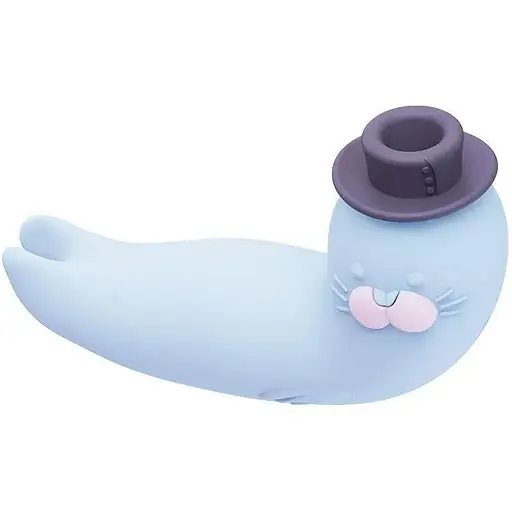 Вакуумный вибратор CuteVibe Franky Blue - фото 2