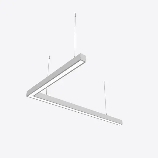 Кутовий світлодіодний світильник X-LED 80ВТ (800*800*43) LSNA-80 - фото 1