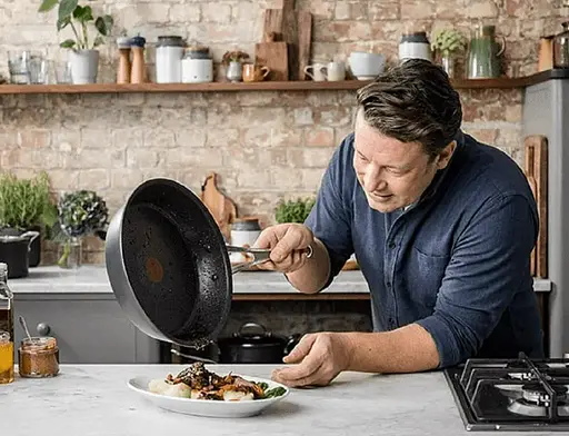 Сковорода універсальна Jamie Oliver Tefal VOG 28см Stock для тушкування - фото 9