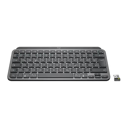 Клавиатура беспроводная Logitech MX Keys Mini For Business Wireless Illuminated US Graphite (920-010608) - фото 2