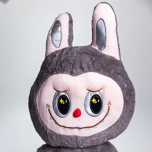 М'яка іграшка-плед та подушка 3 в 1 Labubu Brown Dragon Сірий Colorful Home 520-29G - фото 10