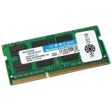 Пам'ять SO-DIMM DDR3 4Gb 1600 MHz Golden Memory 1.35V (GM16LS11/4) - фото 1