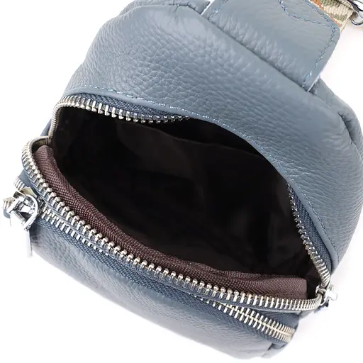 Женская сумка-слинг Vintage из натуральной кожи 15х21.5х6.5 см sum0027606 - фото 7