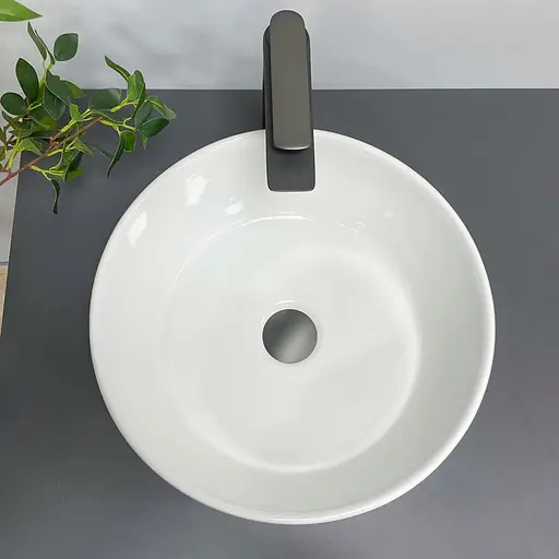 Умивальник VBI Lioni white накладний VBI-014600, Білий - фото 4