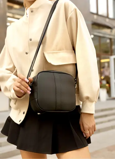 Сумка кроссбоди Sambag Bale SQS черный 20 х 20 х 8 см (50223001) - фото 3