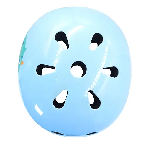 Комплект детский шлем и защита Yongkang GB24429-2009 S (5-9 л) голубой монстр (G0001962) - фото 6