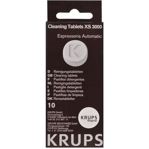 Таблетки для чищення кавомашин Krups XS3000 10 шт - фото 1