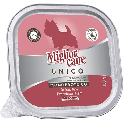 Вологий корм для собак Morando Migliorcane Unico прошуто 150 г - фото 1