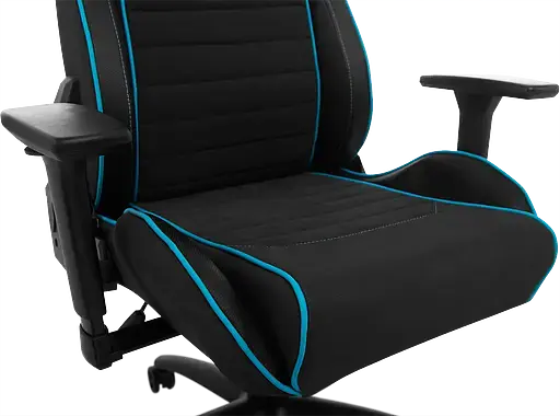 Геймерское кресло GT Racer черное с синим (X-2569 Black/Blue) - фото 9