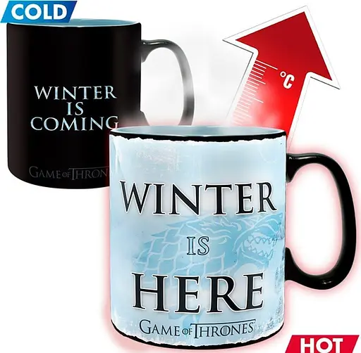 Чашка хамелеон AbyStyle GAME OF THRONES Winter Is Here (Гра Престолів) 460 мл - фото 1