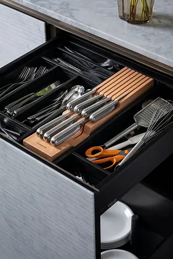 Подставка для хранения ножей Fiskars All Steel деревянная (1062890) - фото 6