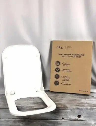 Сидение для унитаза с микролифтом NKP Yakut 0344 Soft Close+Quick Release из термопласта - фото 1