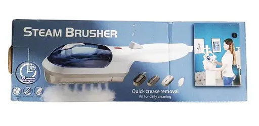Акция - Отпариватель ручной вертикальный Steam Brush паровой утюг щетка Стим Браш для одежды дома и штор - фото 4