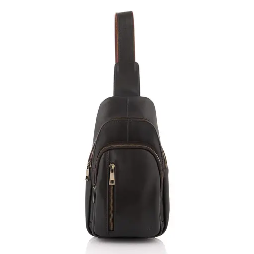 Чоловіча шкіряна сумка через плече Newery sum0026689 - фото 2