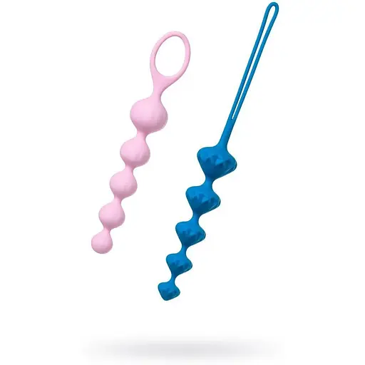 Набір анальних бус Satisfyer Beads Colored - фото 2