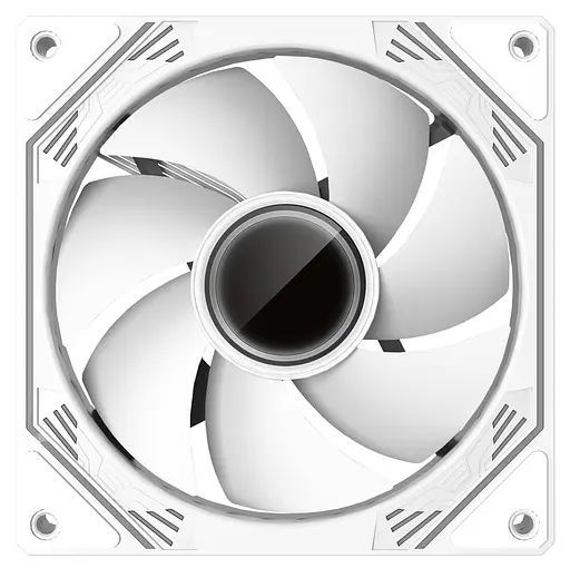 Вентилятор Coolmoon 120мм CM-V12-W Reverse (CM-V12-W-R) White - фото 7