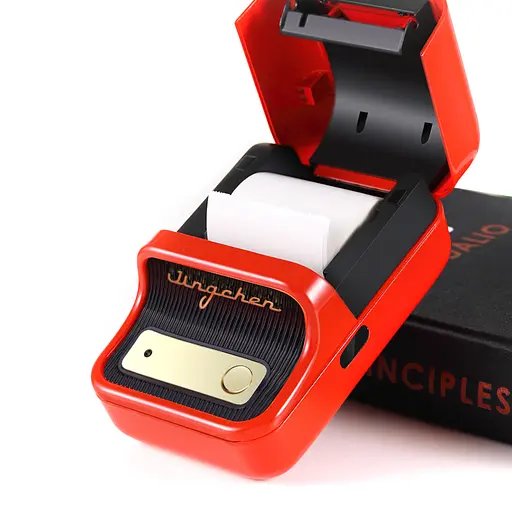 Термопринтер для печати наклеек NIIMBOT B21S Red - фото 7