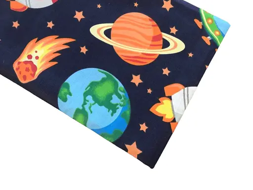 Хлопковая пеленка Moontime 100х80см "Космос" - фото 1