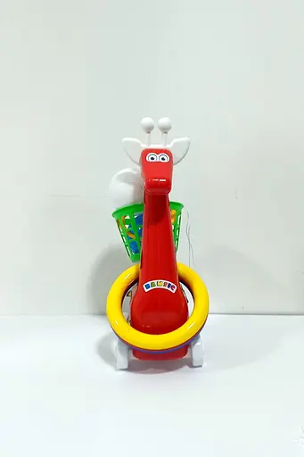 Набір дитячий "№ 5 Кільцекид Жираф" 1105 BAMSIC, в сітці (4820123762724) Червоний - фото 2