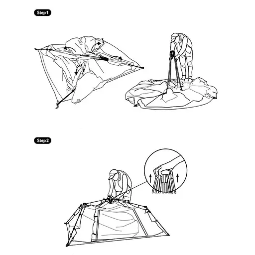 Тент для кемпінгу Naturehike CNK2450WS021 (Бежевий) - фото 3