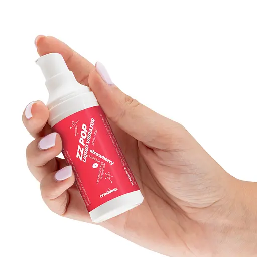 Жидкий вибратор Crushious с ароматом клубники 30 мл - фото 3