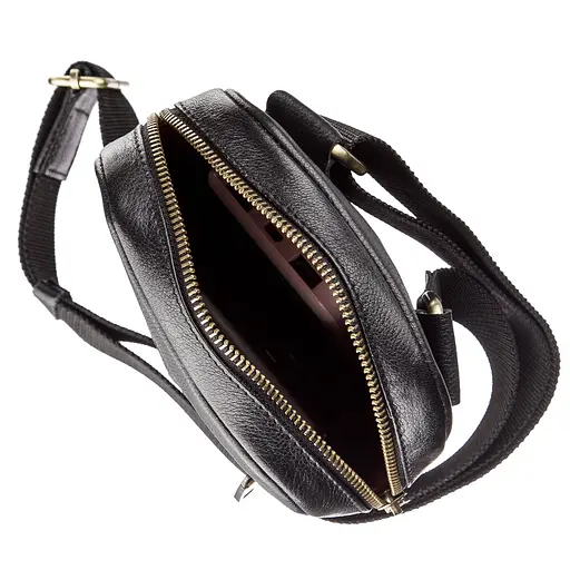 Сумка кожаная мужская SHVIGEL 20х14,5х4 см sum0012787 - фото 5