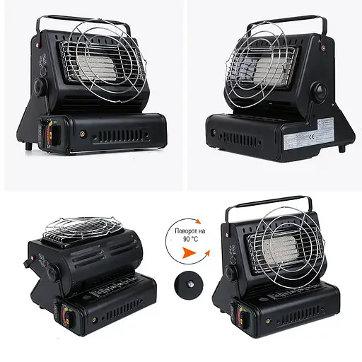 Газовый обогреватель + плита Yanchuan YC-808B 1.3 кВт - фото 7