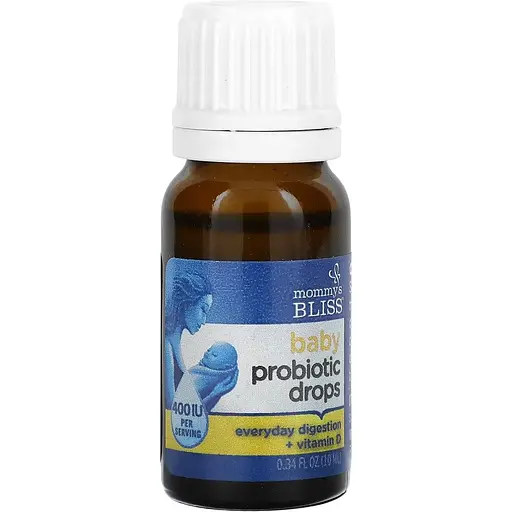 Пробіотик Mommy's Bliss Baby Probiotic Drops+Vitamin D 400 МО для новонароджених 10 мл