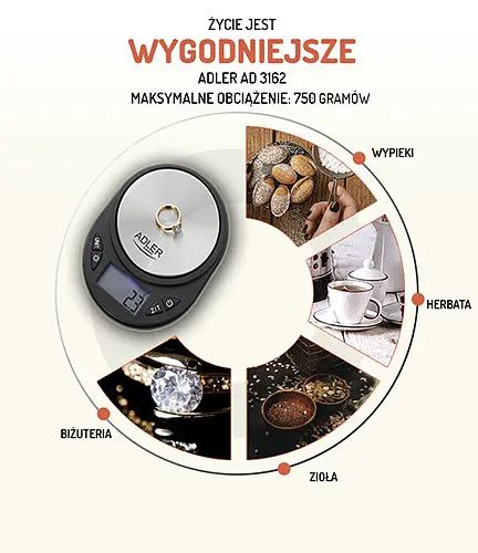 Ваги ювелірні Adler AD 3162 - фото 4