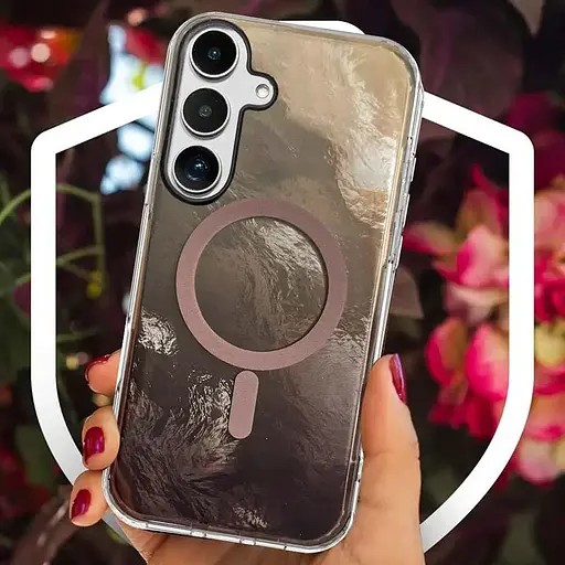 Чехол Epik TPU Shiny Mountain (MagFit) для Samsung Galaxy S24 FE Chocolate - фото 3