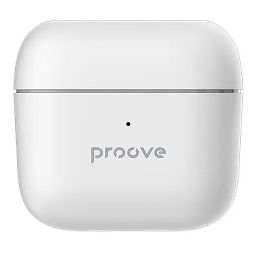 Навушники бездротові вкладки в кейсі Proove Mainstream TWS (App) білі - фото 3
