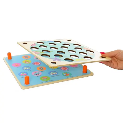 Дитяча розвиваюча дерев'яна іграшка MD 2785 карточки 10 шт - фото 3