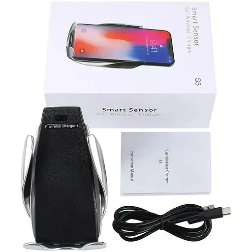Тримач 2E бездротовий зарядний Smart Sensor S5 wireless charger - фото 1