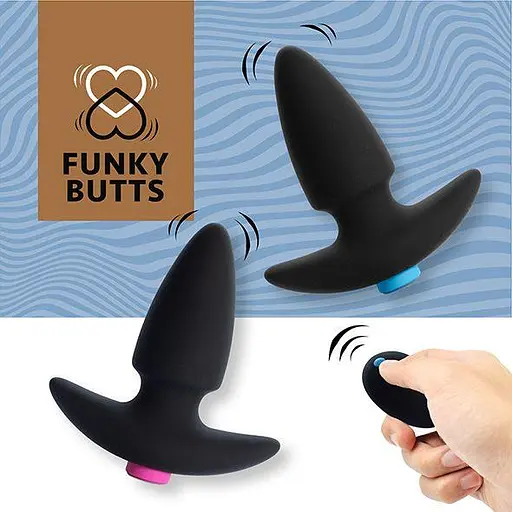 Набір анальних пробок FeelzToys FunkyButts 12.5 см (чорний)