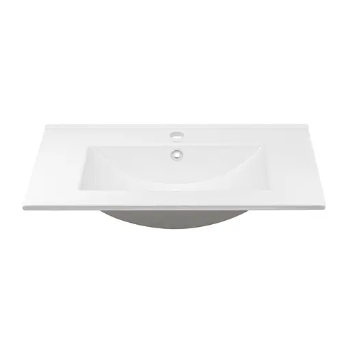 Умивальник Qtap Albatross 700x460x180 White без донного клапана QT01113070CW, Білий - фото 4