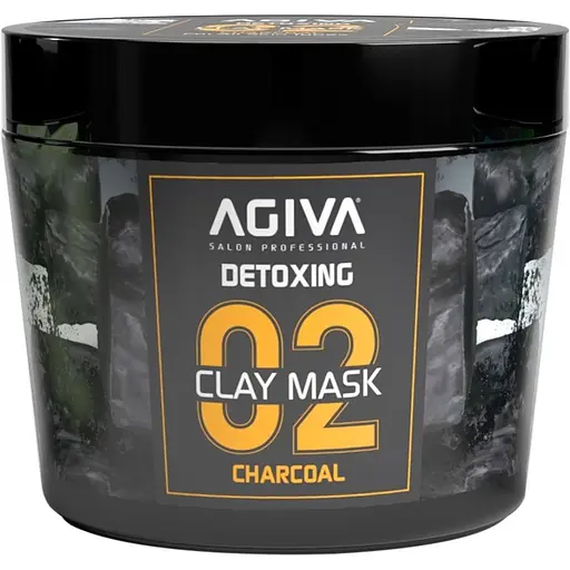 Маска для лица Agiva Detoxing Clay Mask глиняная с углем 300 мл