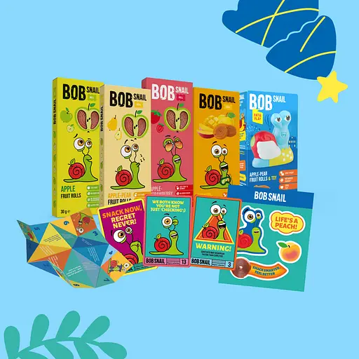 Набор Bob Snail Рождественский бокс с игрушкой и наклейками 140 г - фото 4