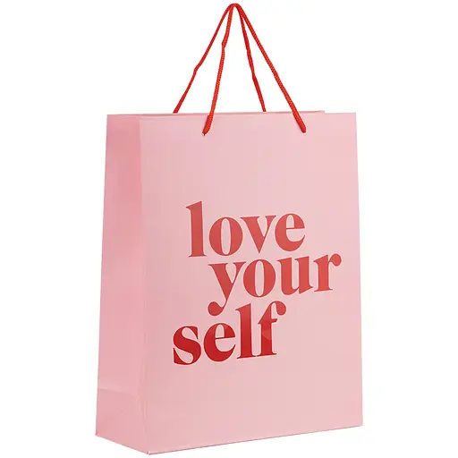 Набор подарочных пакетов Axent Love yourself бумажные 26х32 см 5 шт. (8502-29-A)