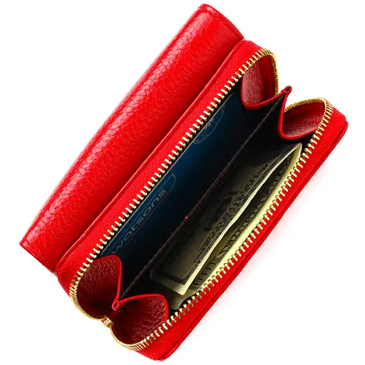 Кожаный женский кошелек Tony Bellucci 8.5х11.5х4 см acs0026997 - фото 6